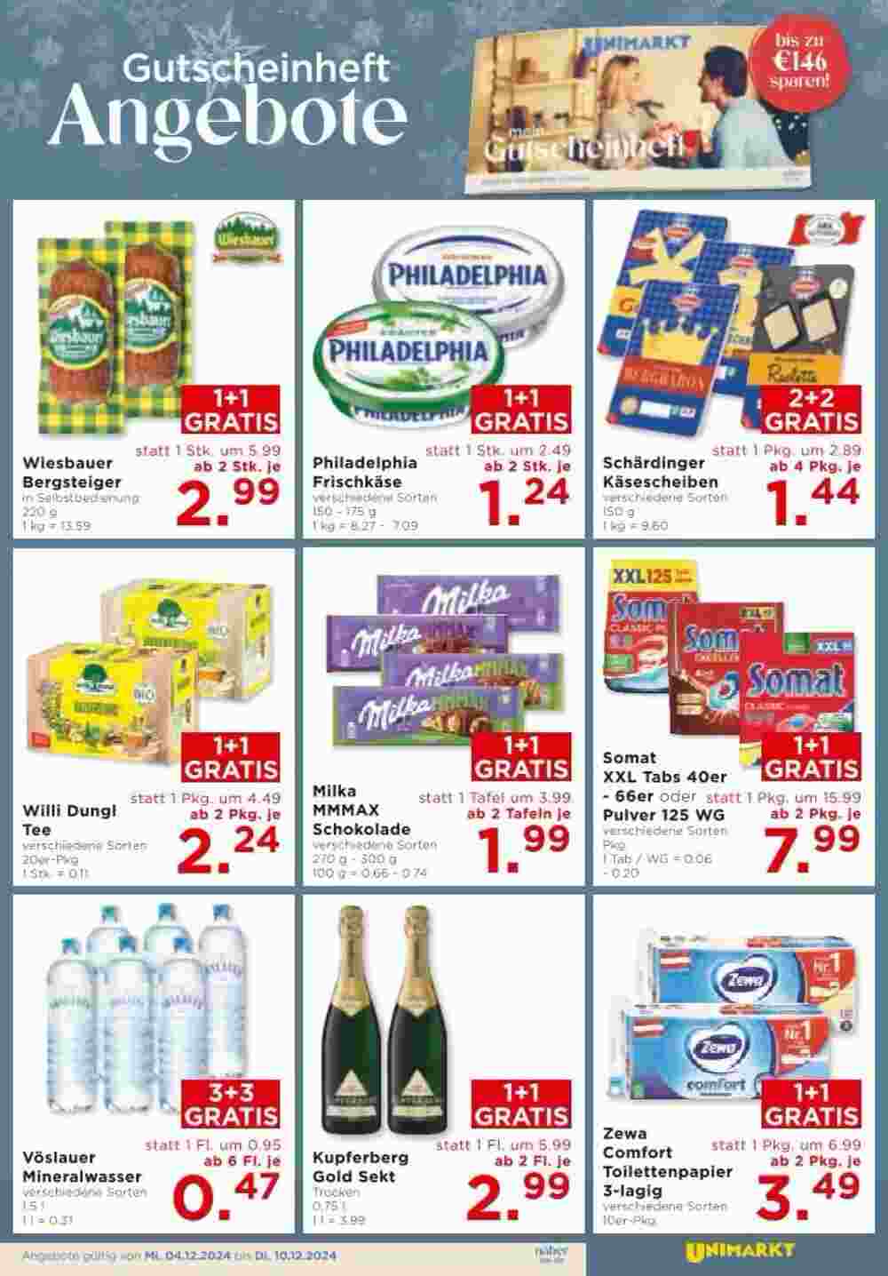 Unimarkt Flugblatt (ab 04.12.2024) - Angebote und Prospekt - Seite 3