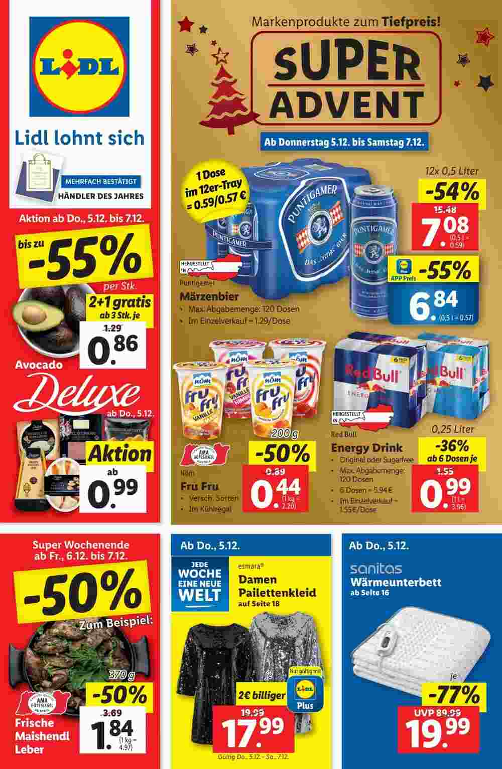 Lidl Flugblatt (ab 05.12.2024) - Angebote und Prospekt - Seite 1