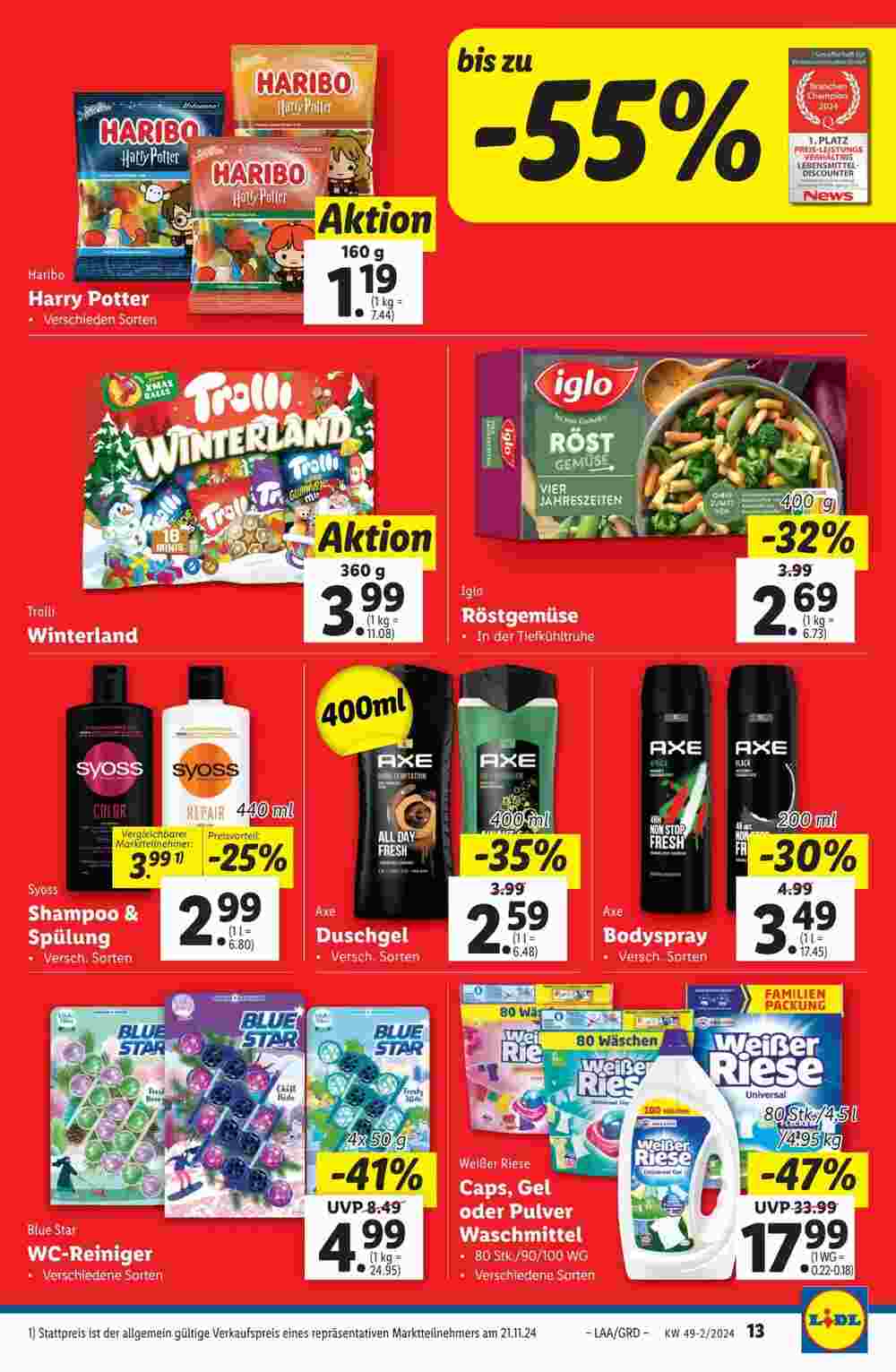 Lidl Flugblatt (ab 05.12.2024) - Angebote und Prospekt - Seite 13