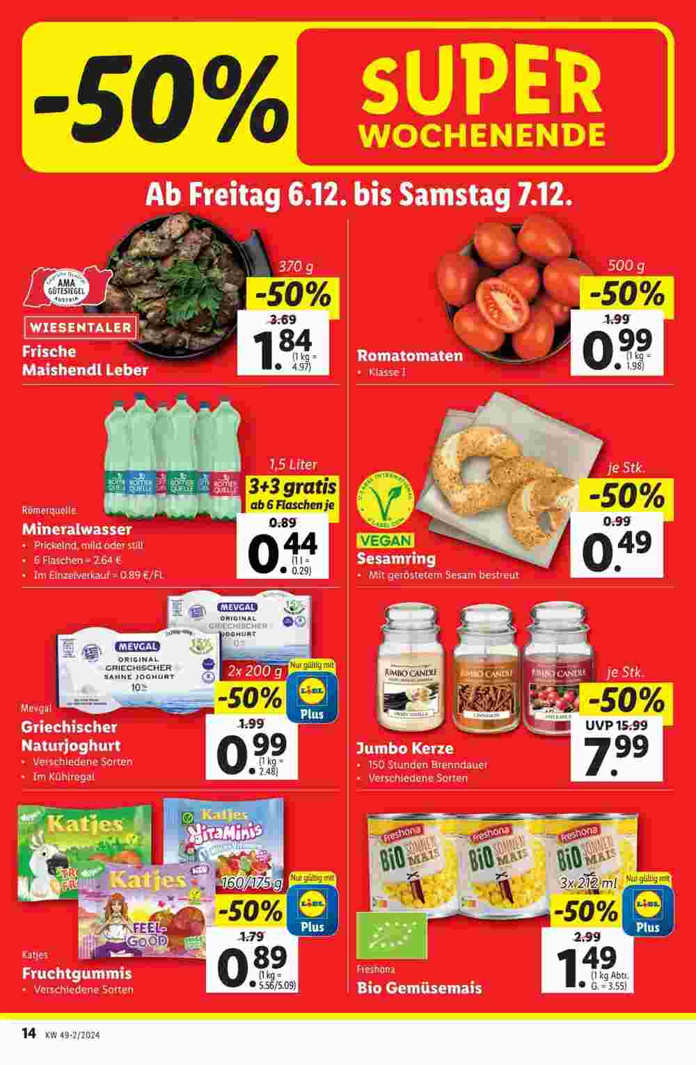 Lidl Flugblatt (ab 05.12.2024) - Angebote und Prospekt - Seite 14