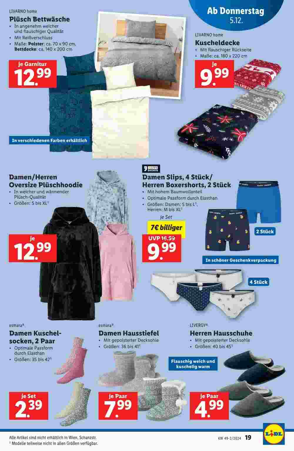 Lidl Flugblatt (ab 05.12.2024) - Angebote und Prospekt - Seite 19