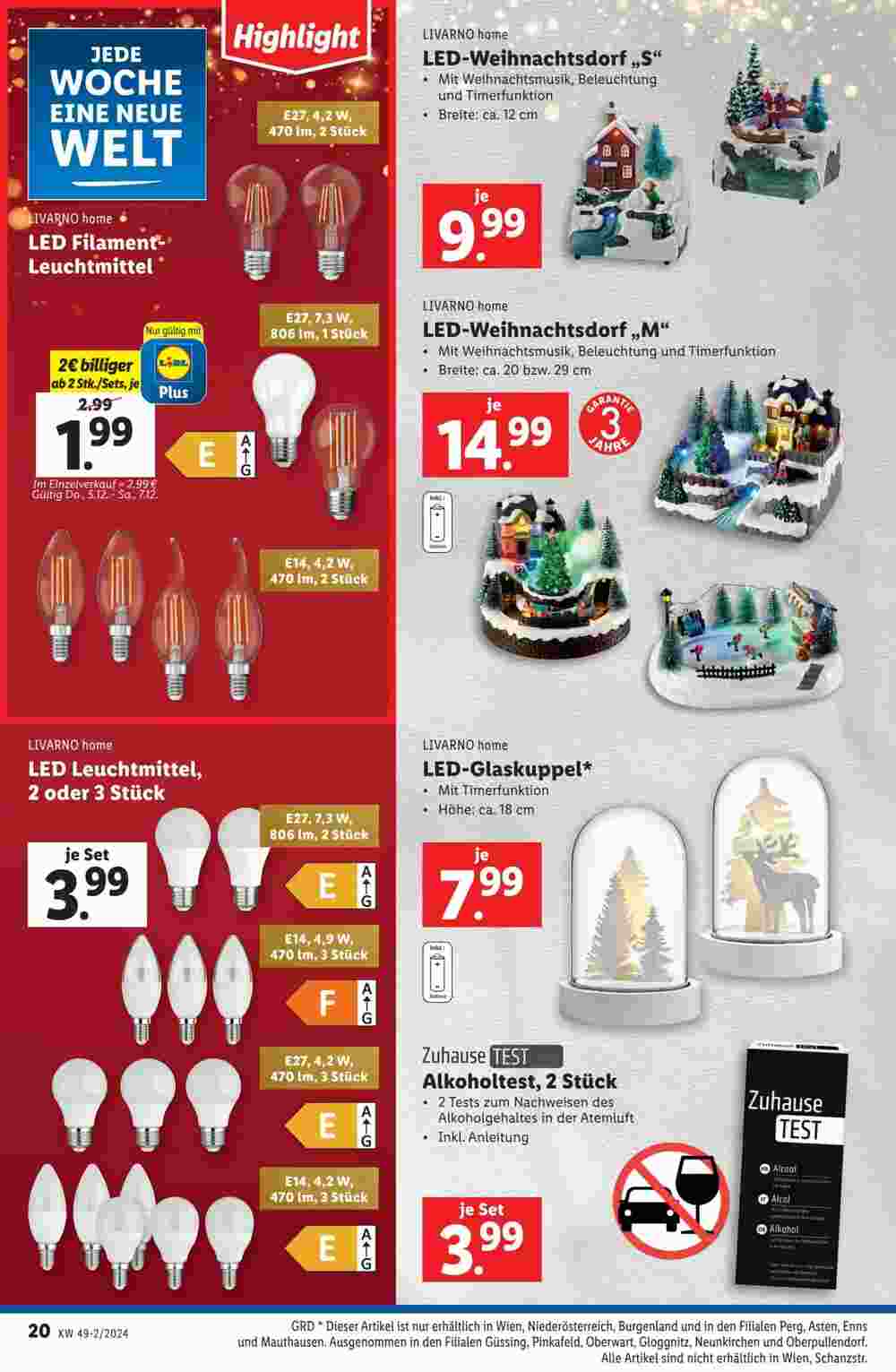 Lidl Flugblatt (ab 05.12.2024) - Angebote und Prospekt - Seite 20