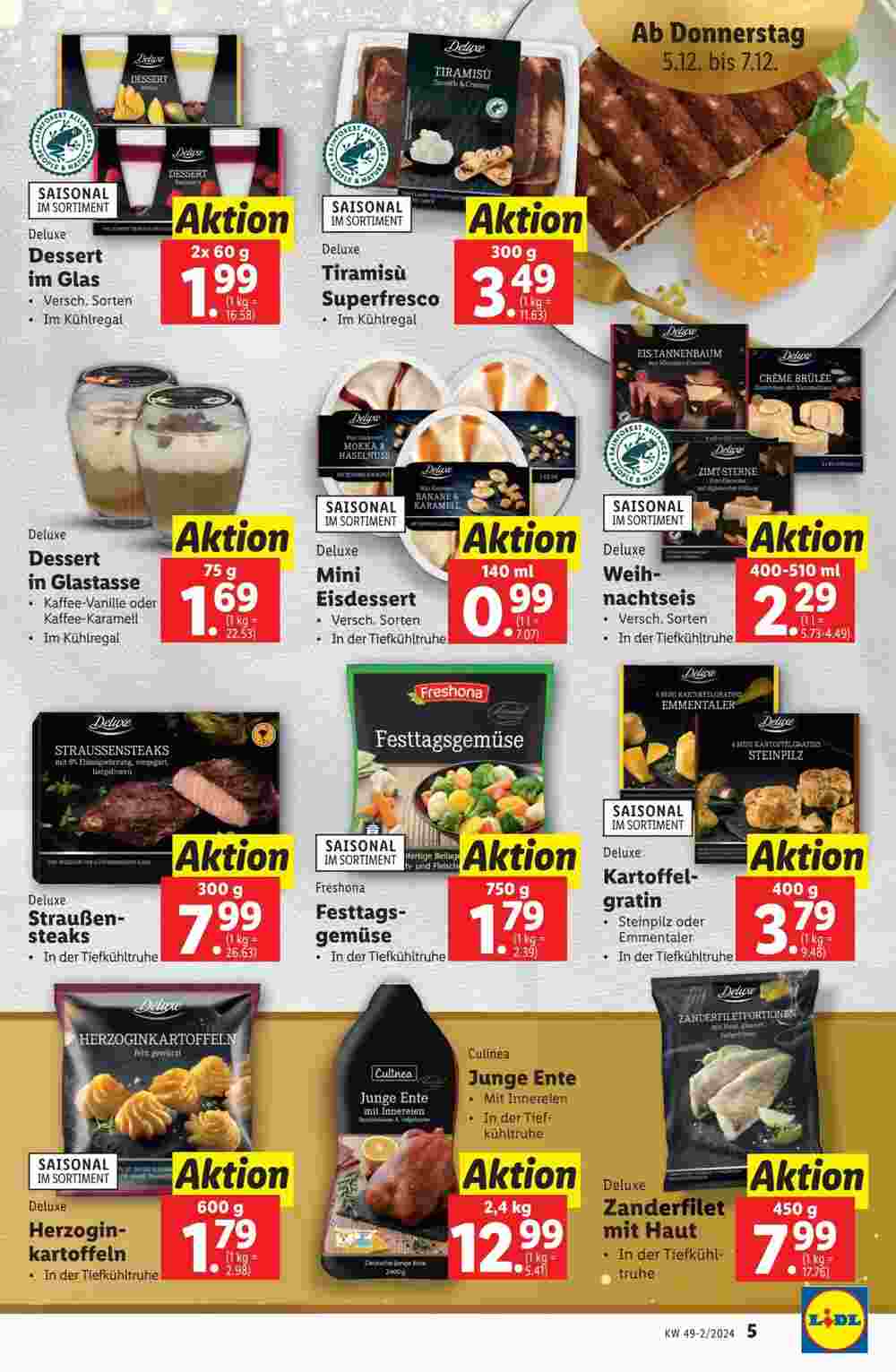 Lidl Flugblatt (ab 05.12.2024) - Angebote und Prospekt - Seite 5