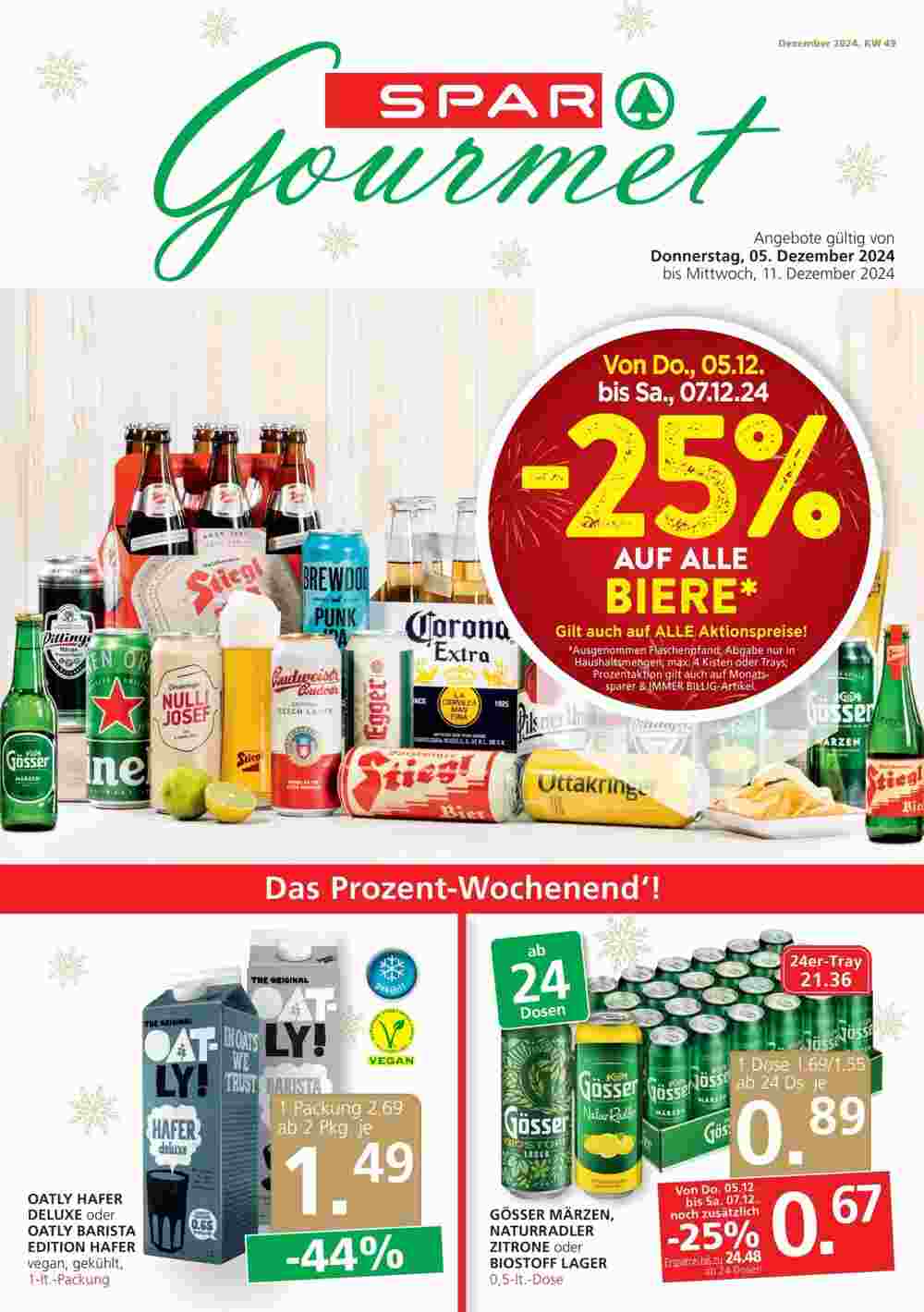 SPAR Gourmet Flugblatt (ab 05.12.2024) - Angebote und Prospekt - Seite 1