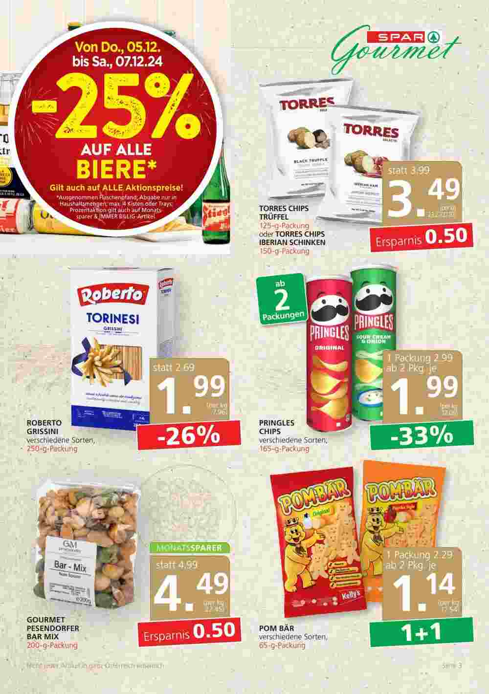 SPAR Gourmet Flugblatt (ab 05.12.2024) - Angebote und Prospekt - Seite 3