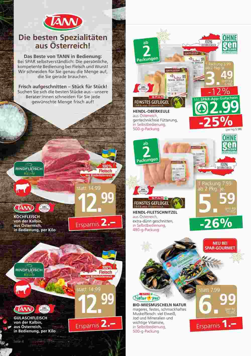 SPAR Gourmet Flugblatt (ab 05.12.2024) - Angebote und Prospekt - Seite 4