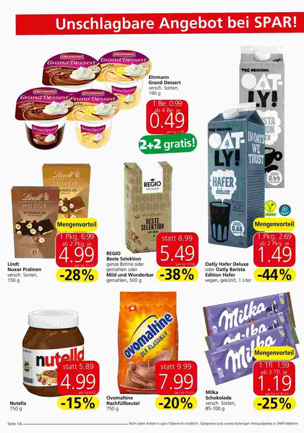 Spar Flugblatt (ab 05.12.2024) - Angebote und Prospekt - Seite 14