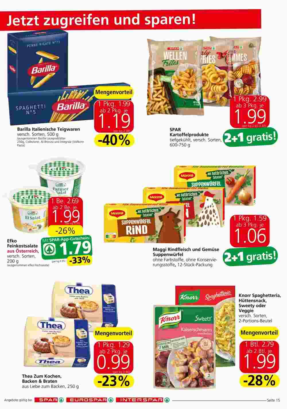 Spar Flugblatt (ab 05.12.2024) - Angebote und Prospekt - Seite 15