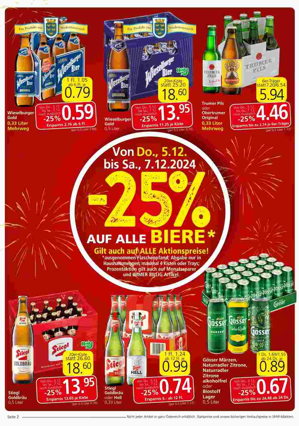 Spar Flugblatt (ab 05.12.2024) - Angebote und Prospekt - Seite 2