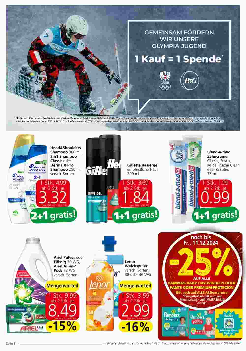 Spar Flugblatt (ab 05.12.2024) - Angebote und Prospekt - Seite 6