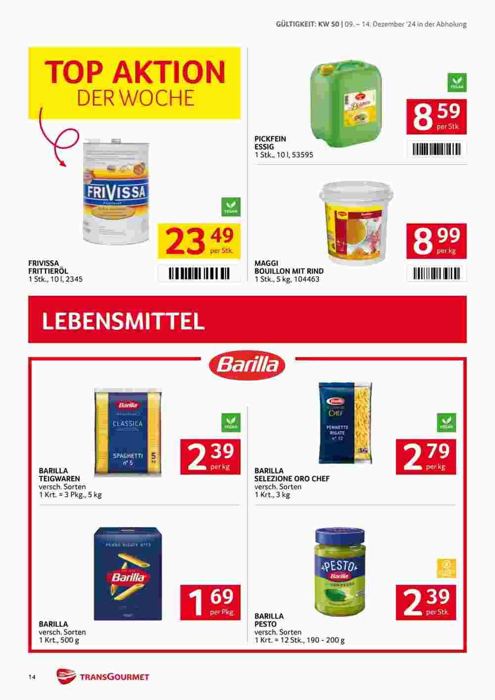 Transgourmet Flugblatt (ab 09.12.2024) - Angebote und Prospekt - Seite 12