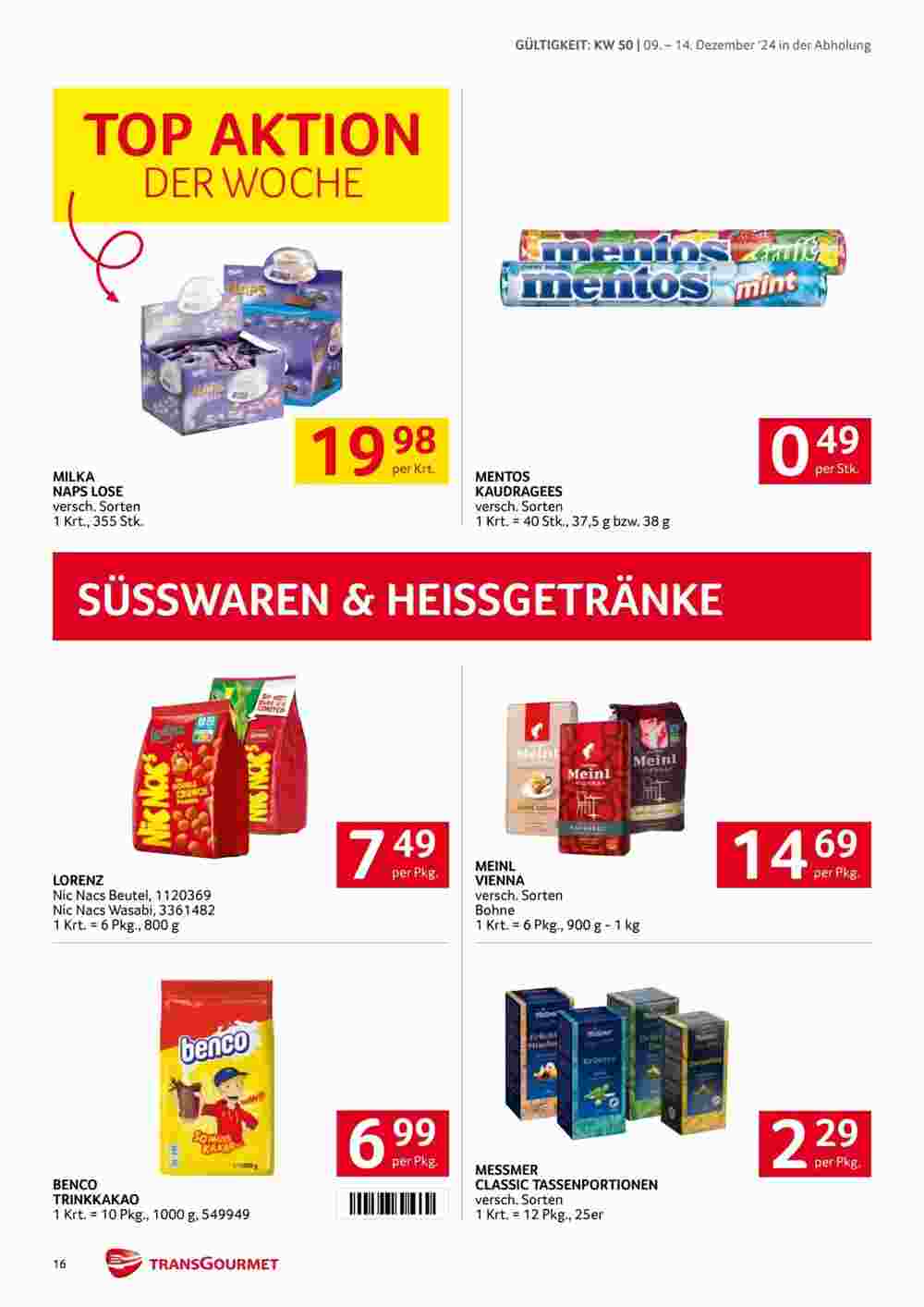 Transgourmet Flugblatt (ab 09.12.2024) - Angebote und Prospekt - Seite 14