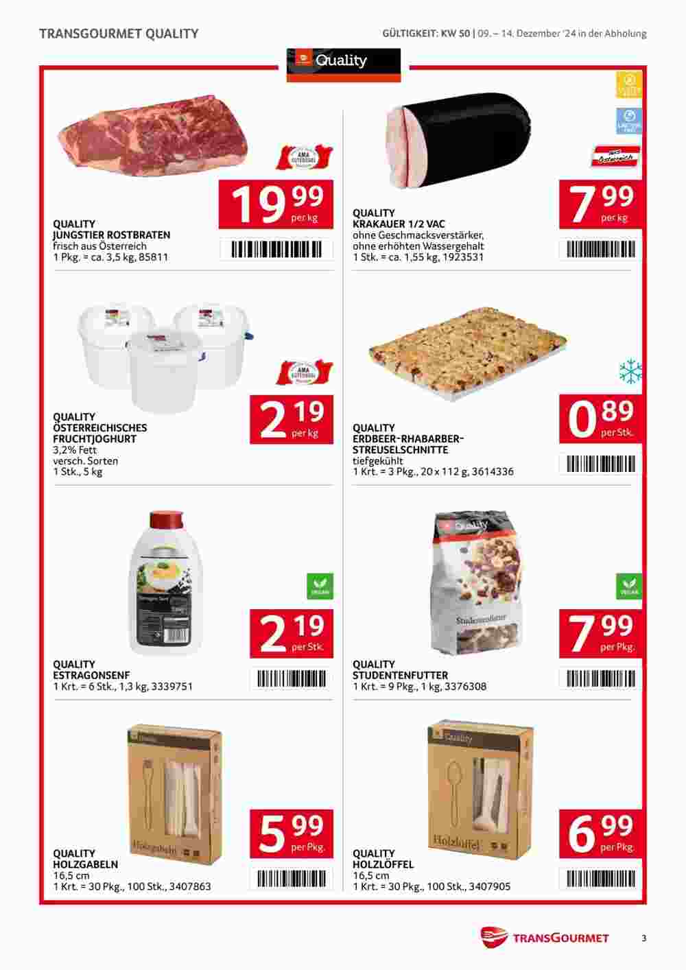 Transgourmet Flugblatt (ab 09.12.2024) - Angebote und Prospekt - Seite 3