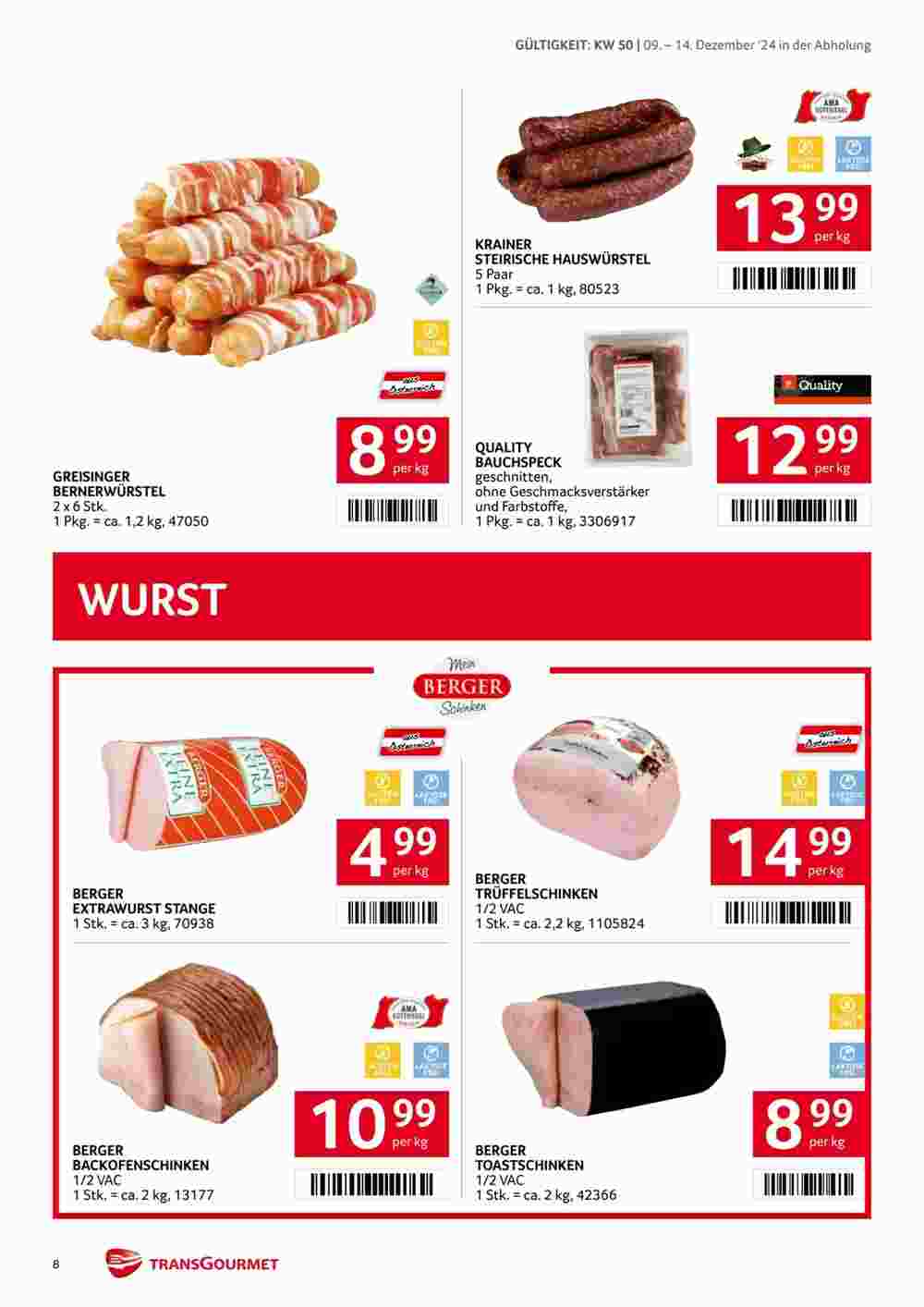 Transgourmet Flugblatt (ab 09.12.2024) - Angebote und Prospekt - Seite 7