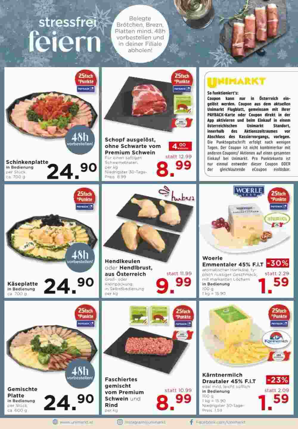 Unimarkt Flugblatt (ab 11.12.2024) - Angebote und Prospekt - Seite 4