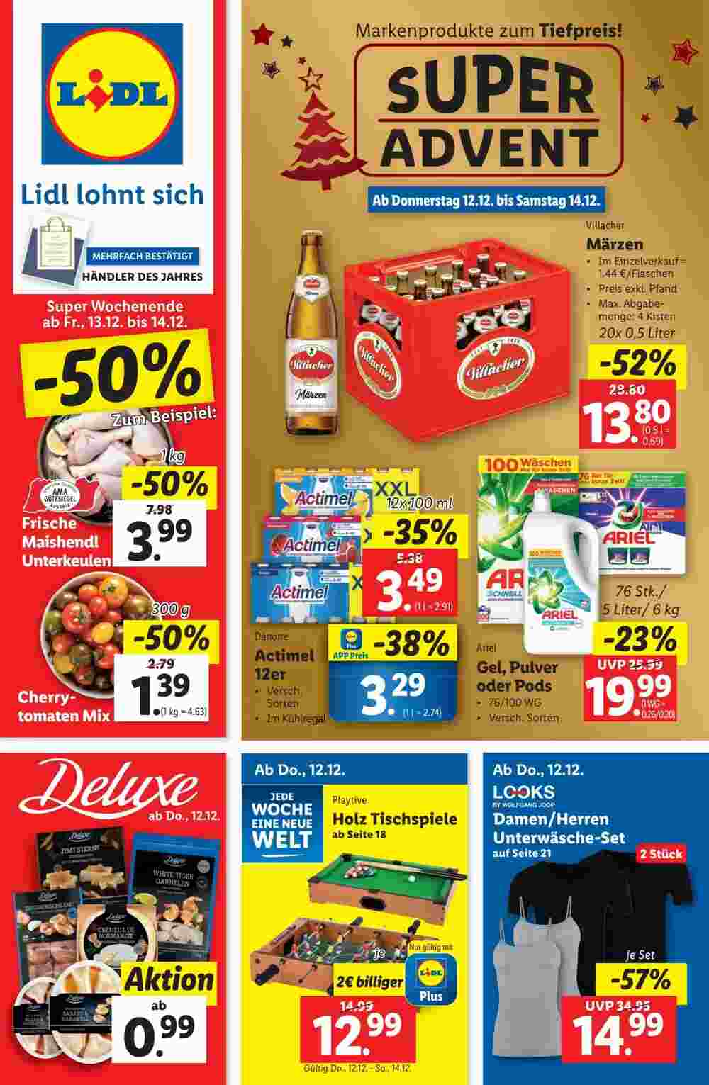 Lidl Flugblatt (ab 12.12.2024) - Angebote und Prospekt - Seite 1