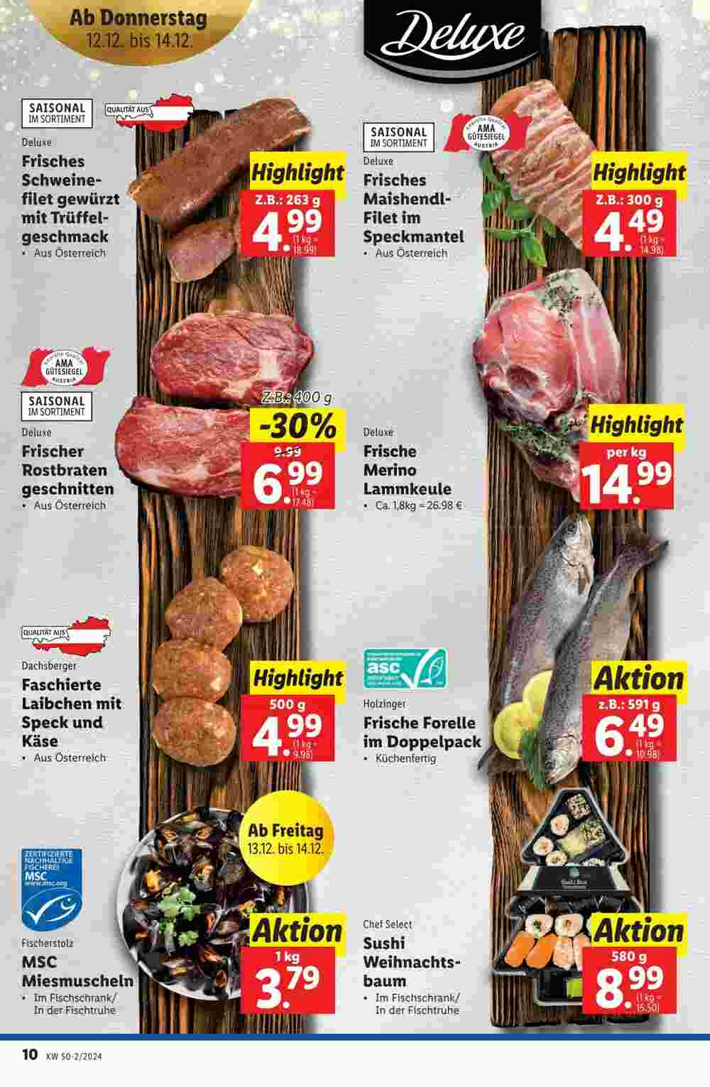 Lidl Flugblatt (ab 12.12.2024) - Angebote und Prospekt - Seite 10