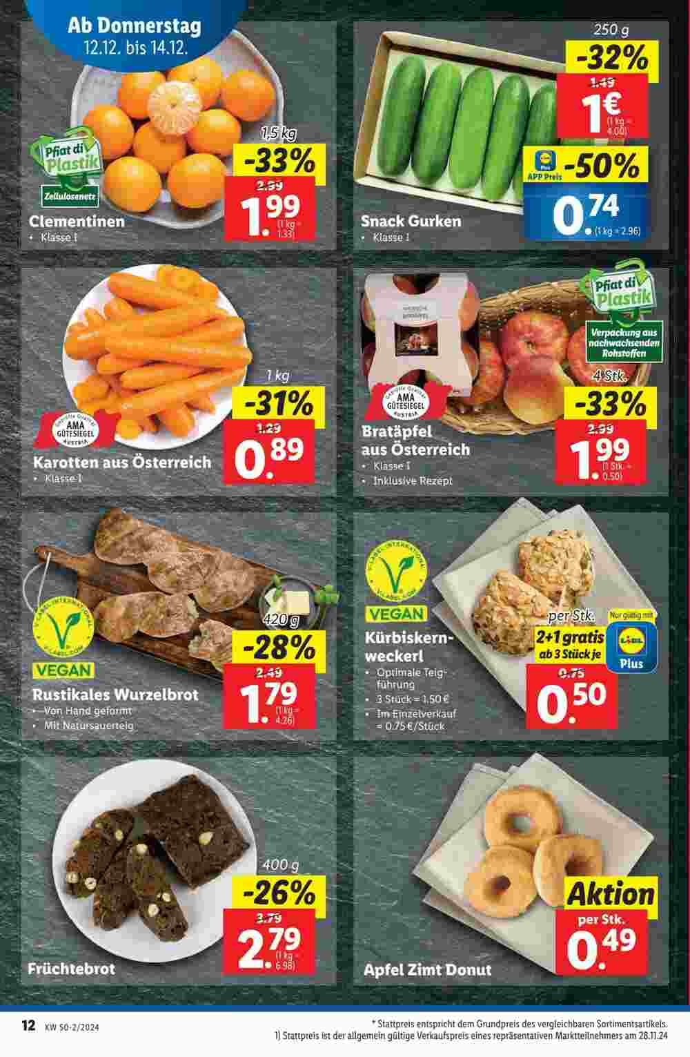 Lidl Flugblatt (ab 12.12.2024) - Angebote und Prospekt - Seite 12