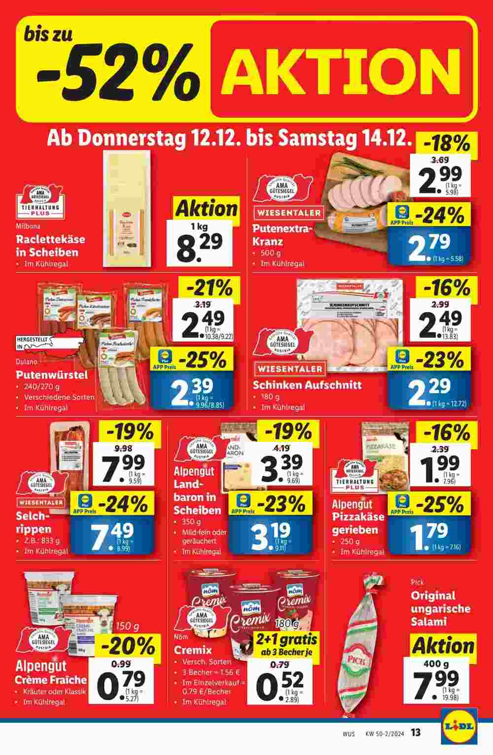 Lidl Flugblatt (ab 12.12.2024) - Angebote und Prospekt - Seite 13