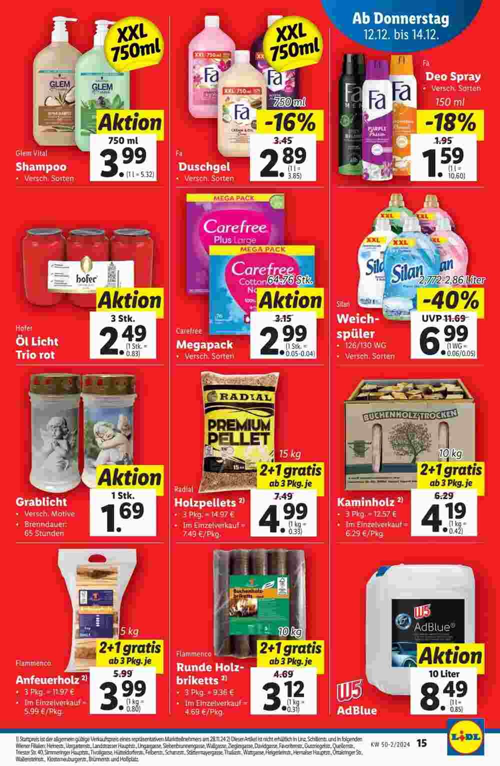 Lidl Flugblatt (ab 12.12.2024) - Angebote und Prospekt - Seite 15