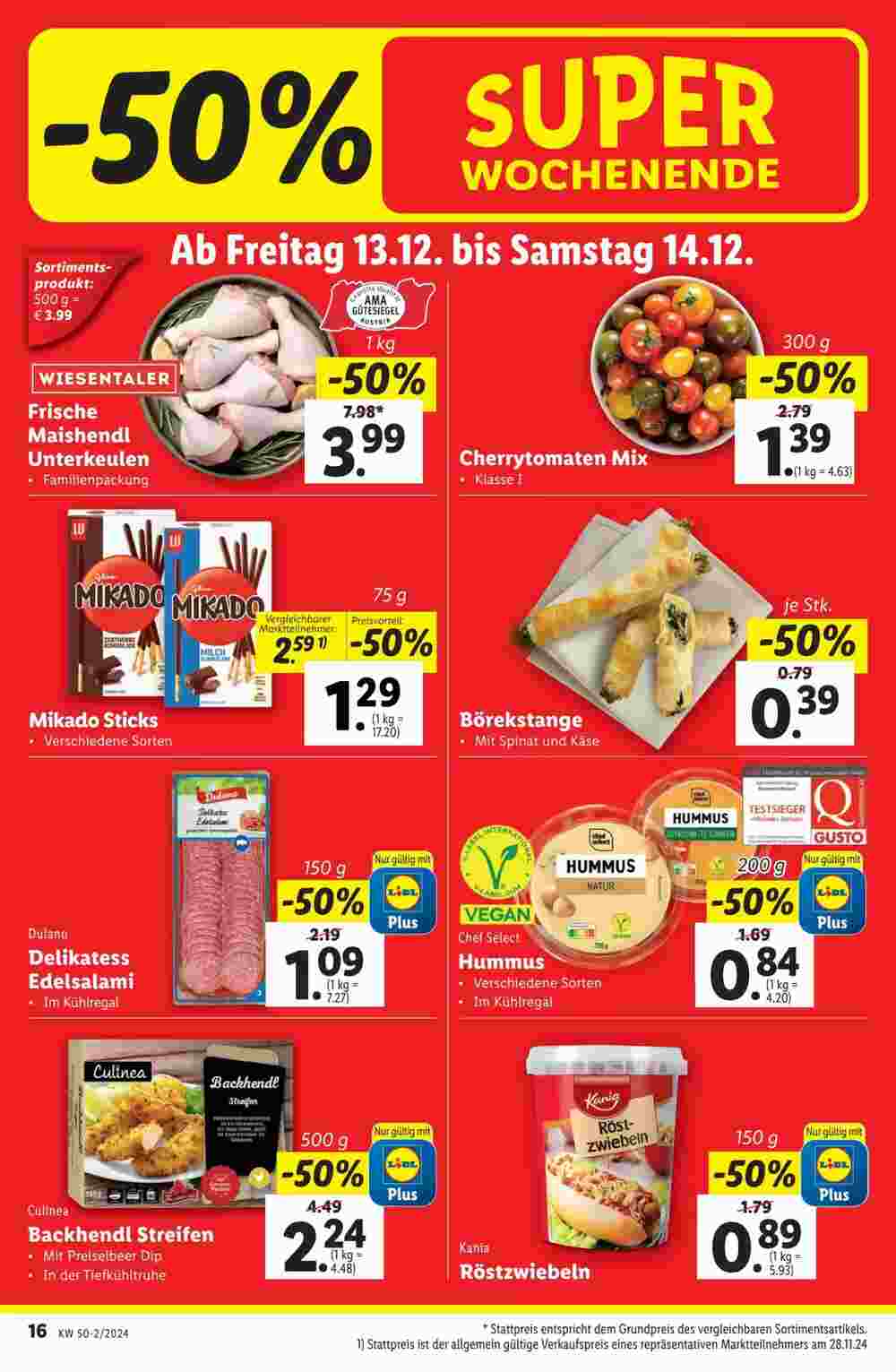 Lidl Flugblatt (ab 12.12.2024) - Angebote und Prospekt - Seite 16