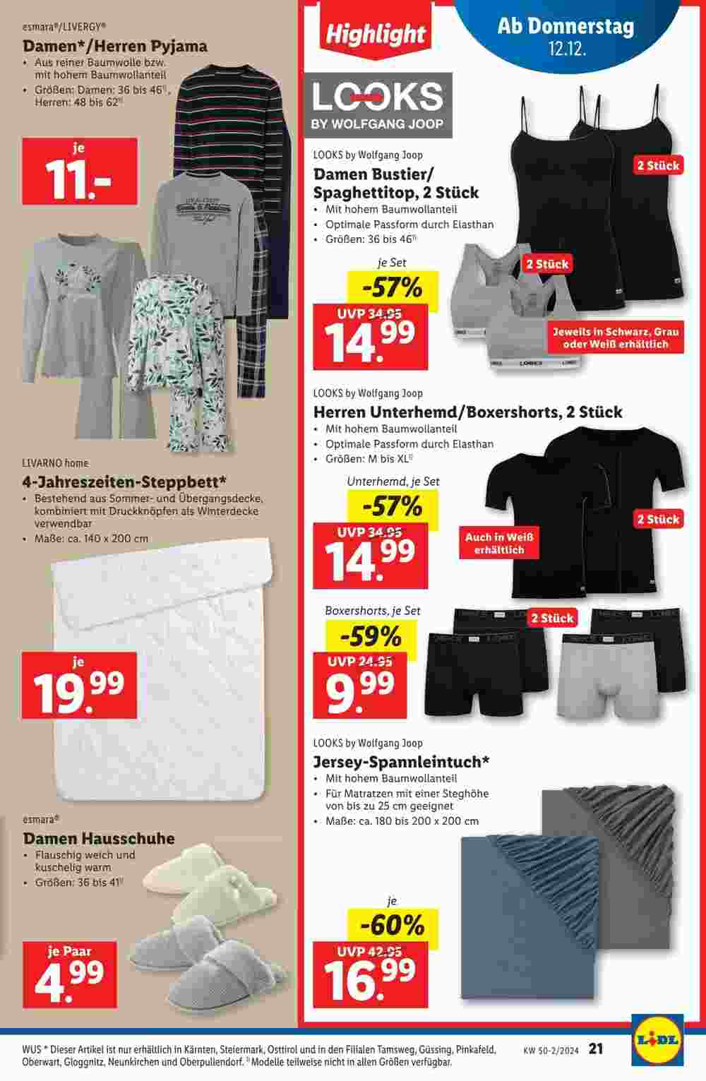 Lidl Flugblatt (ab 12.12.2024) - Angebote und Prospekt - Seite 21