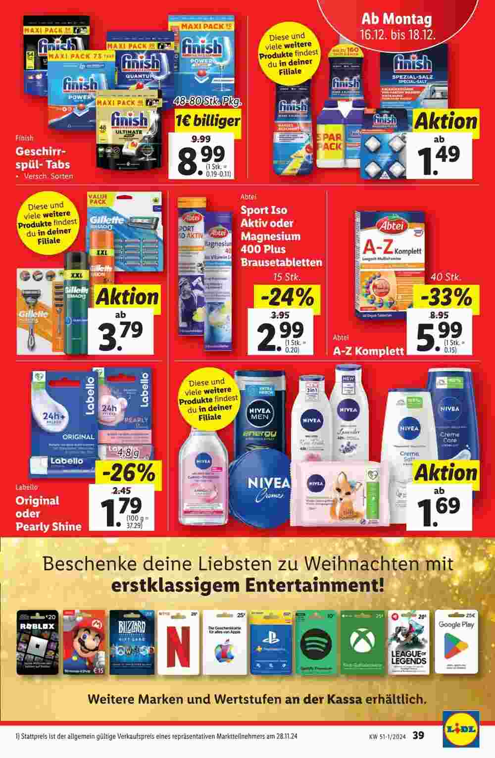 Lidl Flugblatt (ab 12.12.2024) - Angebote und Prospekt - Seite 43