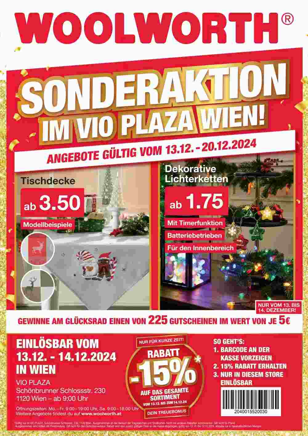 Woolworth Flugblatt (ab 13.12.2024) - Angebote und Prospekt - Seite 1