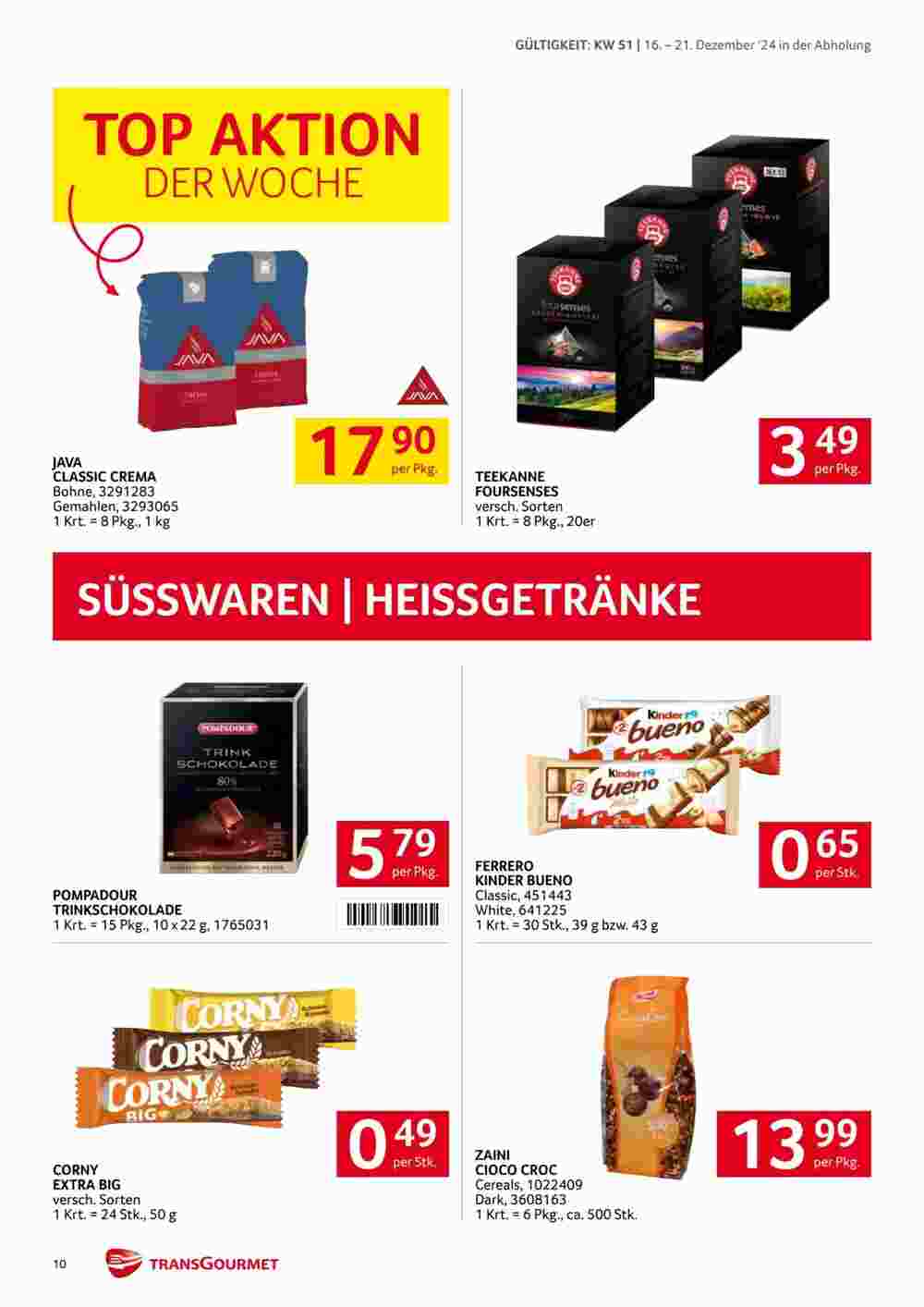 Transgourmet Flugblatt (ab 16.12.2024) - Angebote und Prospekt - Seite 10