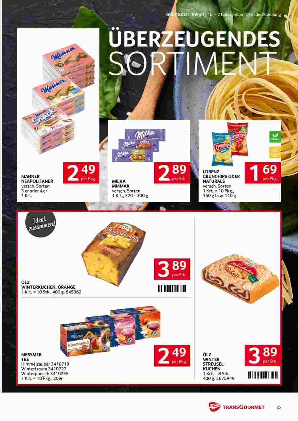 Transgourmet Flugblatt (ab 16.12.2024) - Angebote und Prospekt - Seite 25