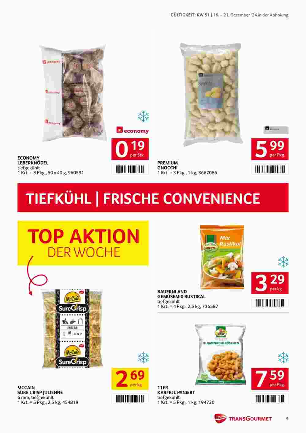 Transgourmet Flugblatt (ab 16.12.2024) - Angebote und Prospekt - Seite 5