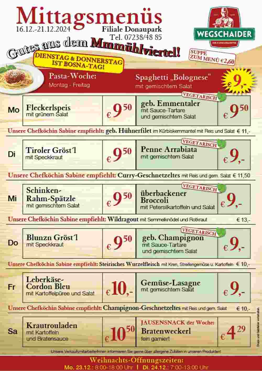 Wegschaider Flugblatt (ab 16.12.2024) - Angebote und Prospekt - Seite 4