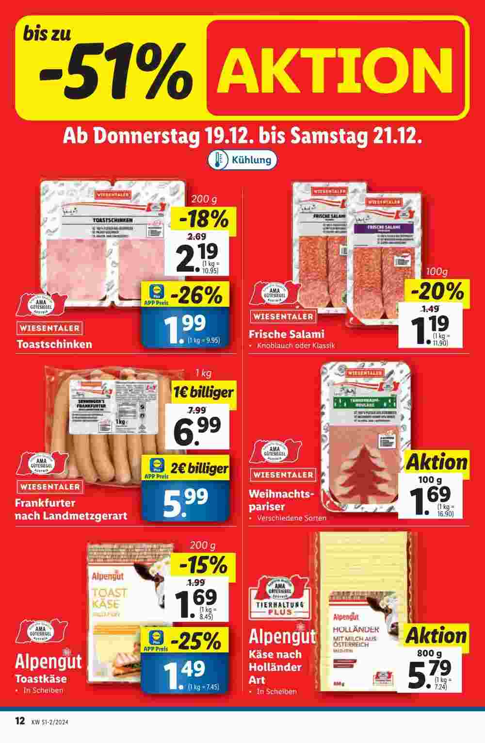 Lidl Flugblatt (ab 19.12.2024) - Angebote und Prospekt - Seite 12