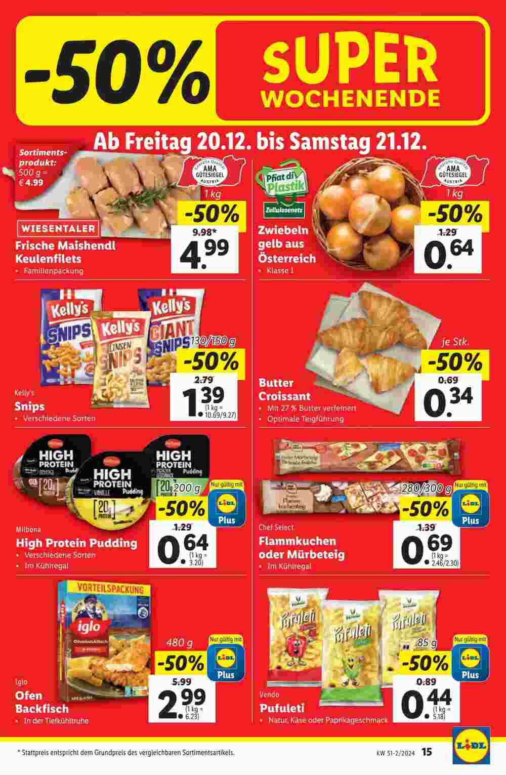 Lidl Flugblatt (ab 19.12.2024) - Angebote und Prospekt - Seite 15