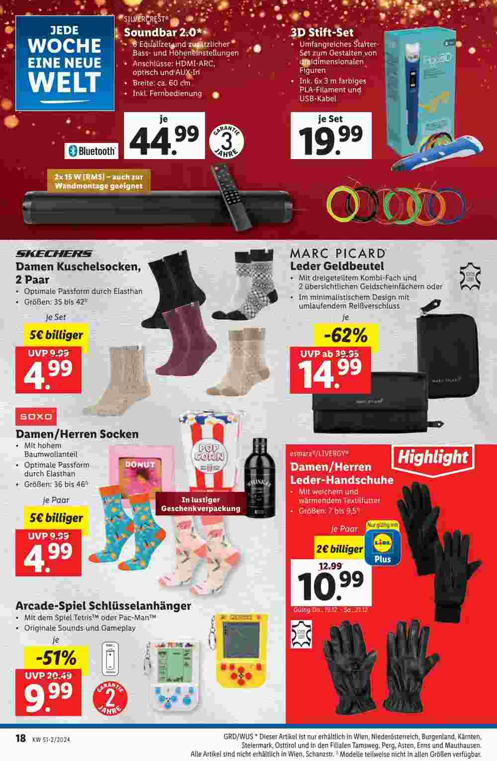 Lidl Flugblatt (ab 19.12.2024) - Angebote und Prospekt - Seite 18