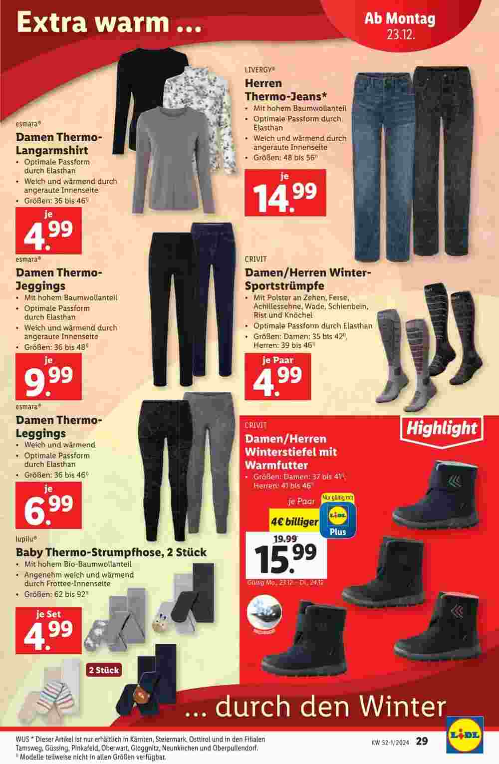 Lidl Flugblatt (ab 19.12.2024) - Angebote und Prospekt - Seite 31