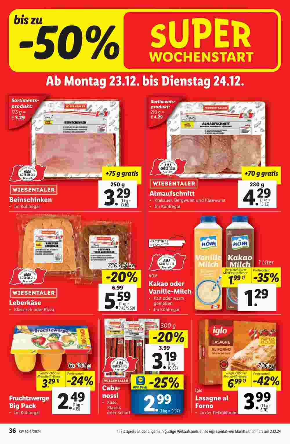 Lidl Flugblatt (ab 19.12.2024) - Angebote und Prospekt - Seite 38