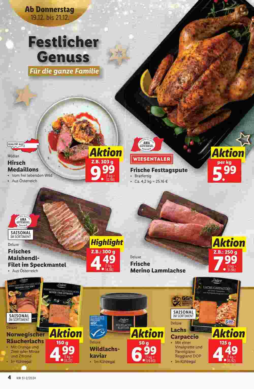 Lidl Flugblatt (ab 19.12.2024) - Angebote und Prospekt - Seite 4