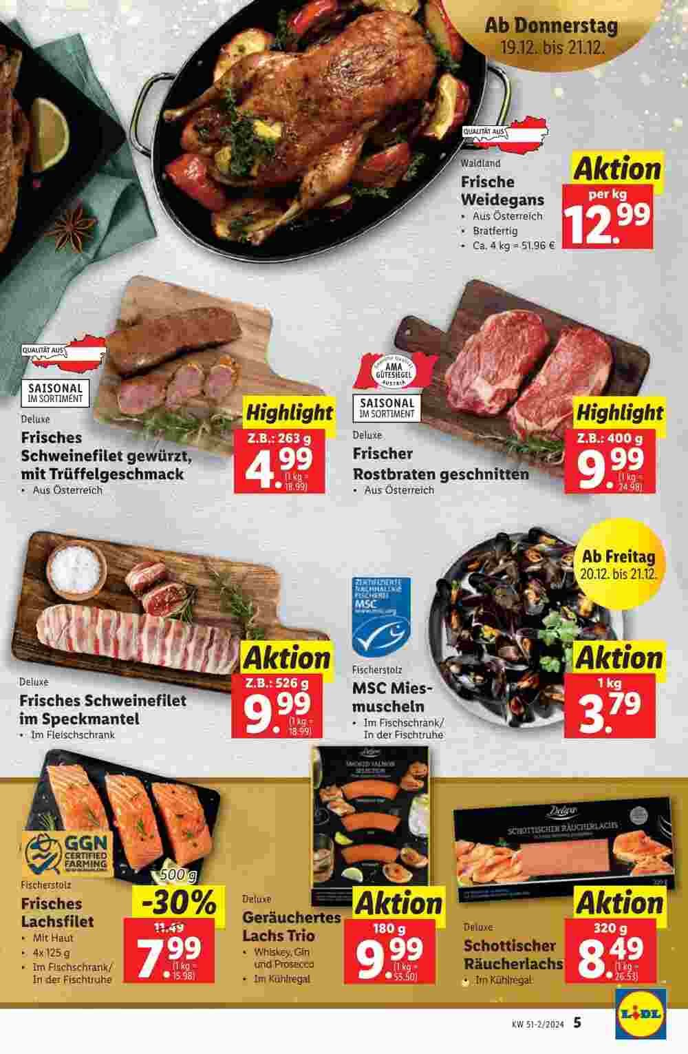 Lidl Flugblatt (ab 19.12.2024) - Angebote und Prospekt - Seite 5