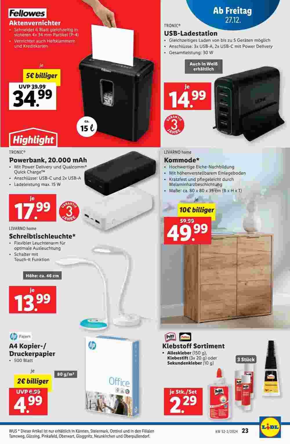 Lidl Flugblatt (ab 19.12.2024) - Angebote und Prospekt - Seite 66