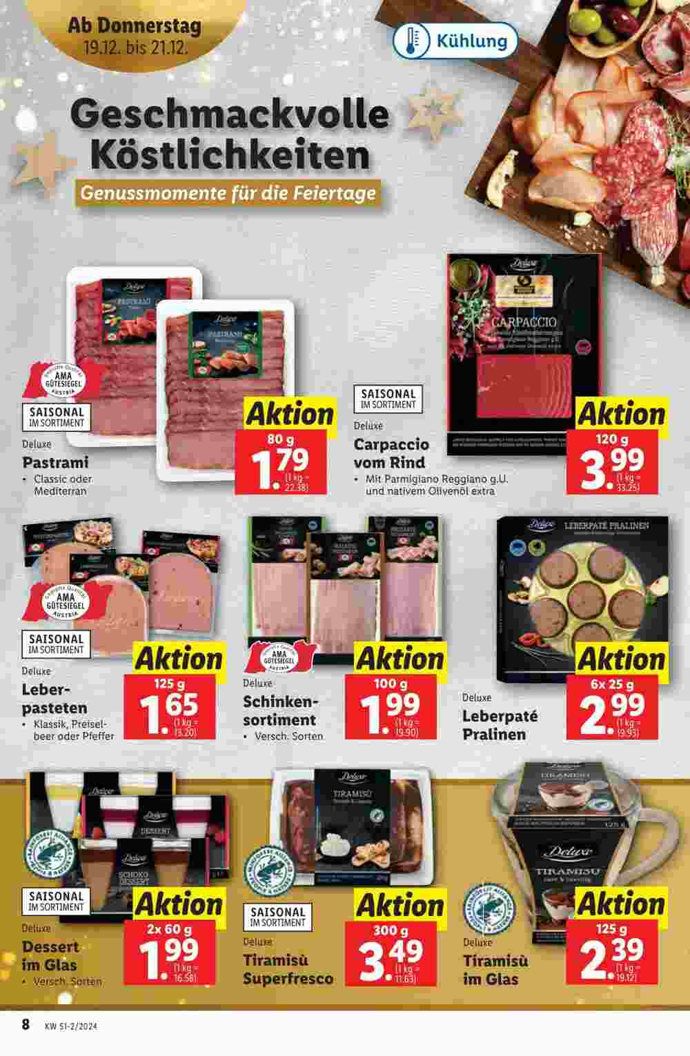 Lidl Flugblatt (ab 19.12.2024) - Angebote und Prospekt - Seite 8