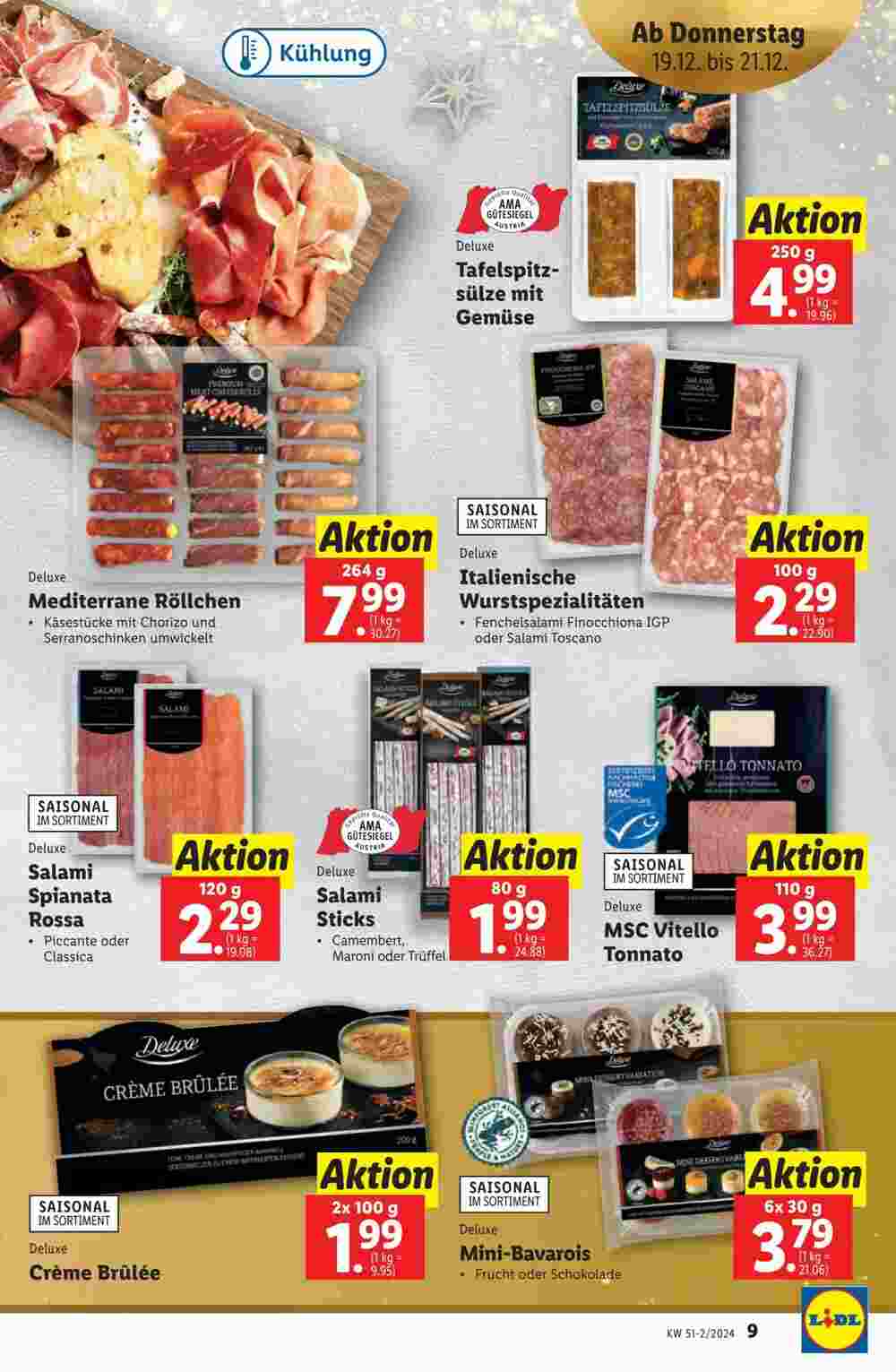 Lidl Flugblatt (ab 19.12.2024) - Angebote und Prospekt - Seite 9