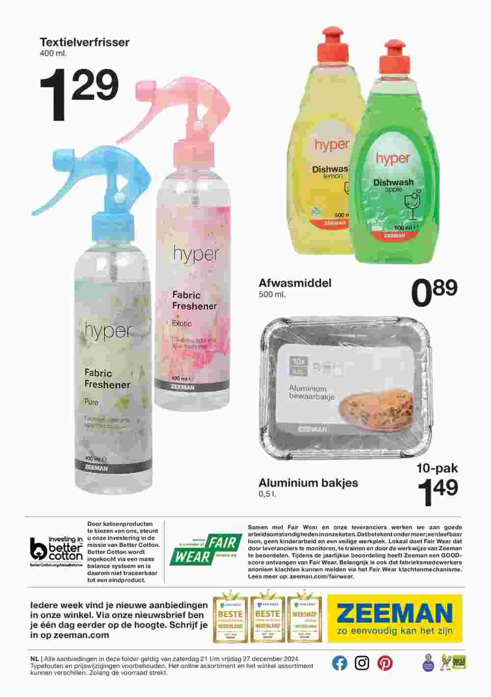 Zeeman Flugblatt (ab 21.12.2024) - Angebote und Prospekt - Seite 12