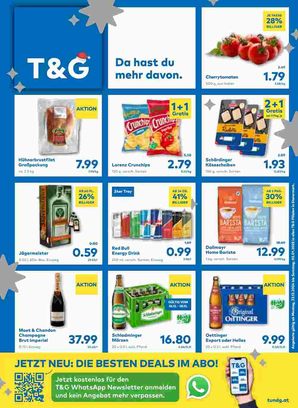 T&G Flugblatt (ab 23.12.2024) - Angebote und Prospekt - Seite 1