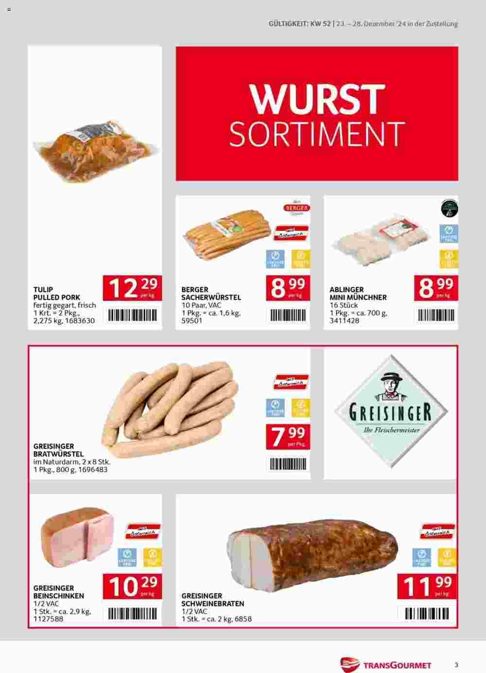 Transgourmet Flugblatt (ab 23.12.2024) - Angebote und Prospekt - Seite 3