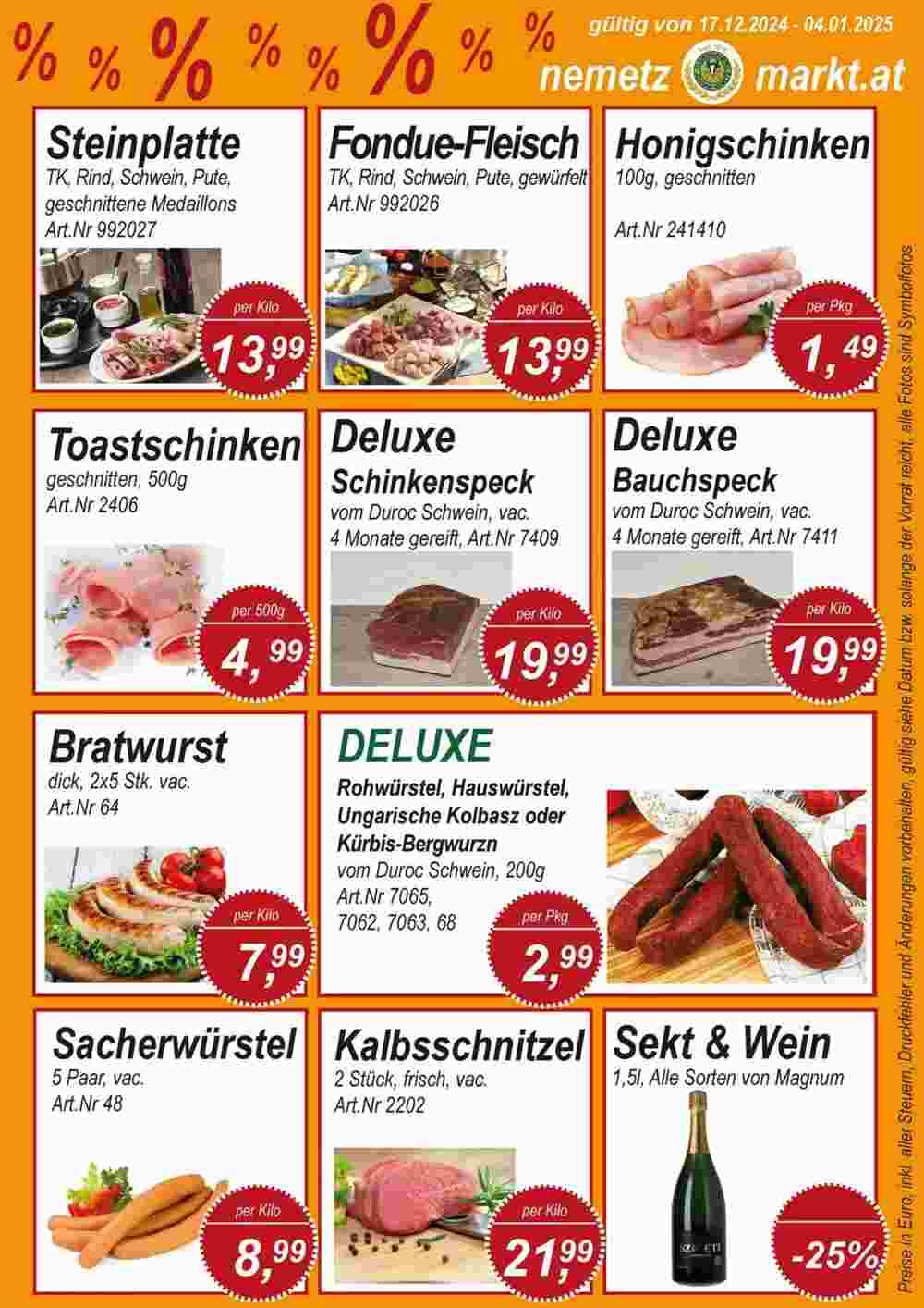 Nemetz Markt Flugblatt (ab 23.12.2024) - Angebote und Prospekt - Seite 2