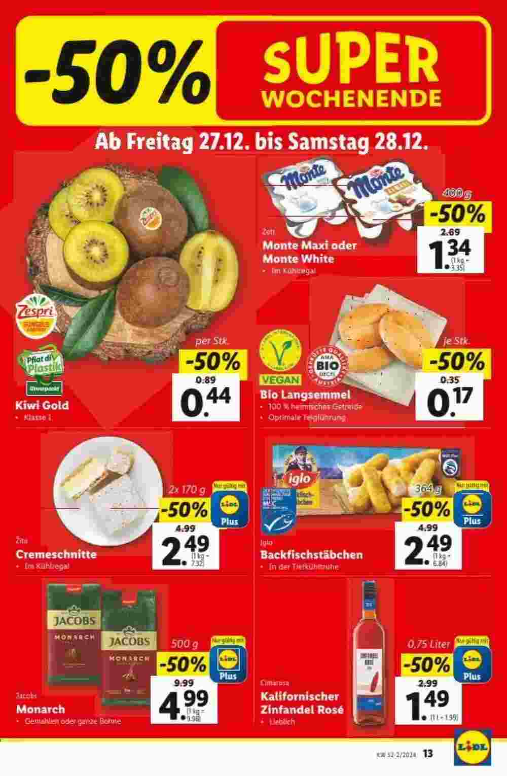 Lidl Flugblatt (ab 27.12.2024) - Angebote und Prospekt - Seite 14