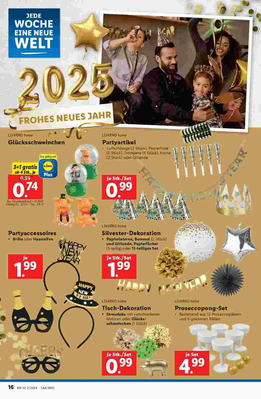 Lidl Flugblatt (ab 27.12.2024) - Angebote und Prospekt - Seite 16