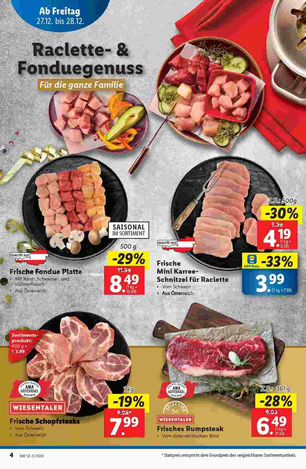 Lidl Flugblatt (ab 27.12.2024) - Angebote und Prospekt - Seite 4