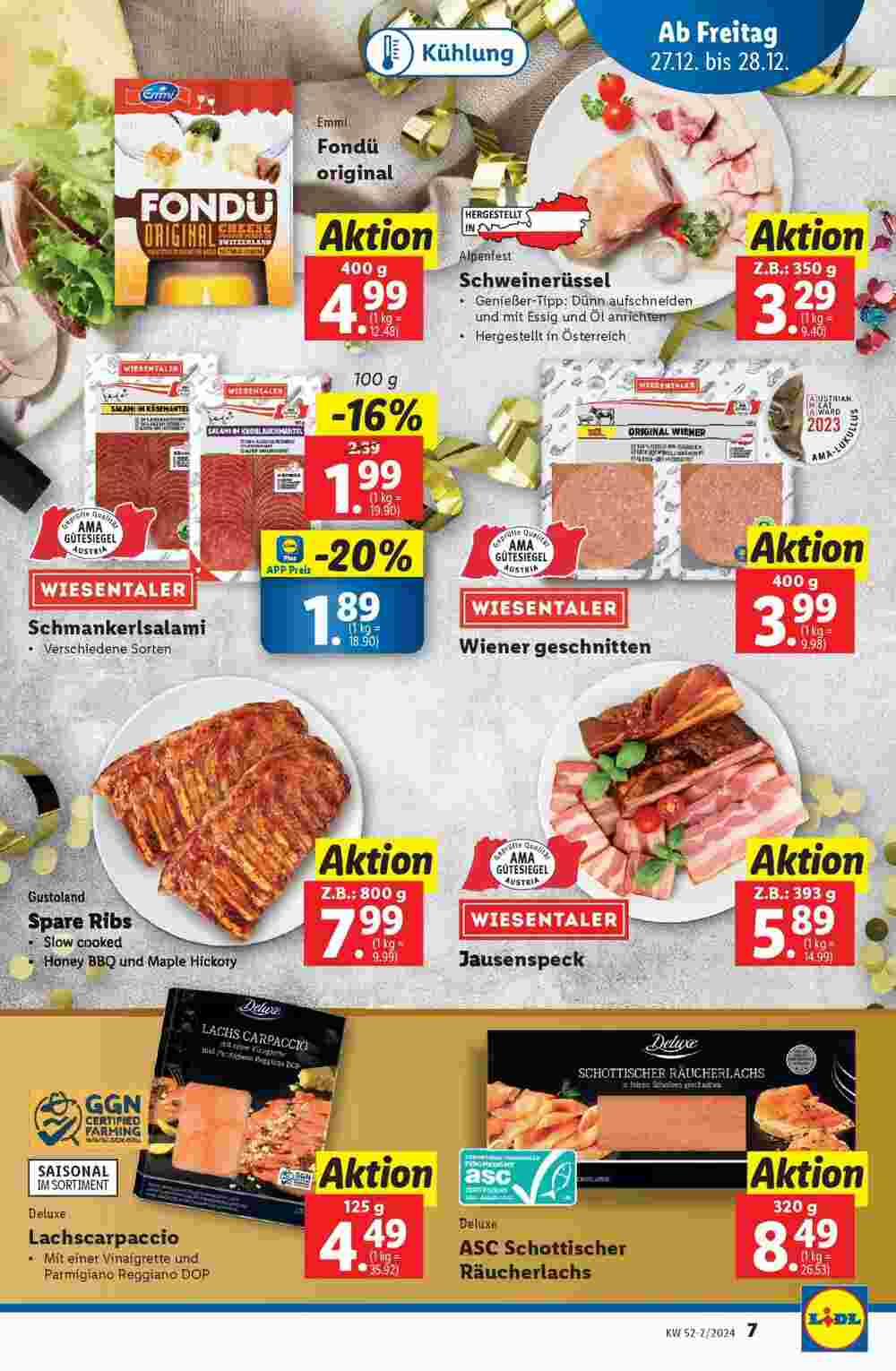 Lidl Flugblatt (ab 27.12.2024) - Angebote und Prospekt - Seite 7